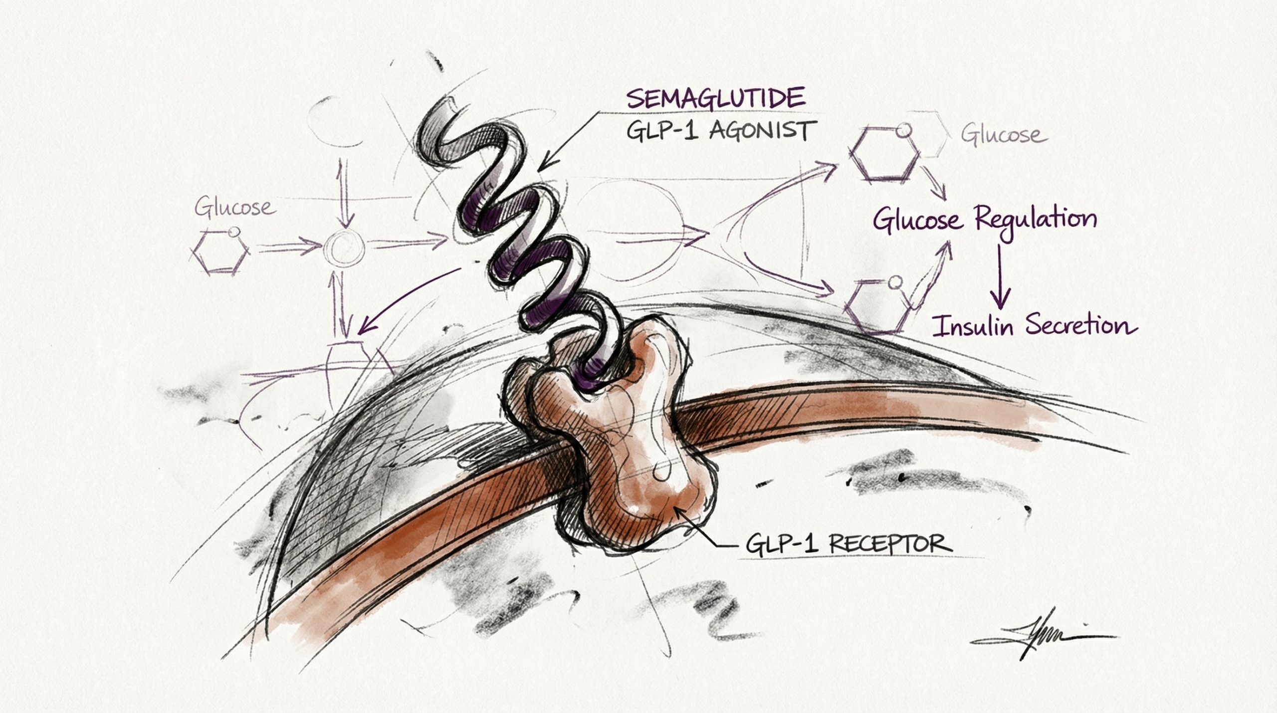Semaglutide Research Guide: GLP-1 Agonist Mechanism and Studies