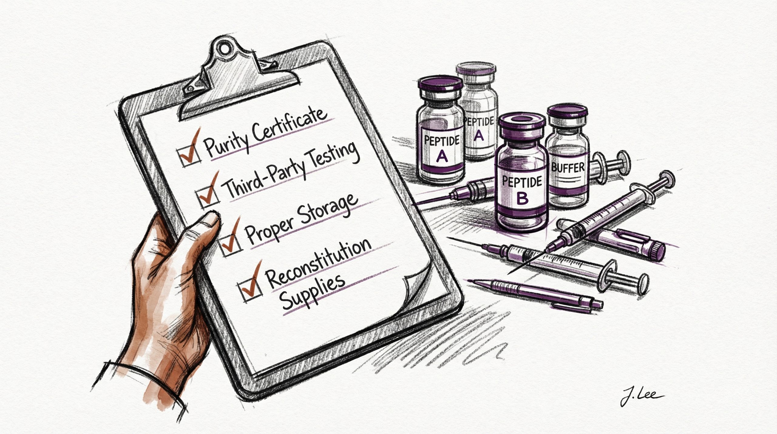 The Research Peptide Buyer’s Checklist